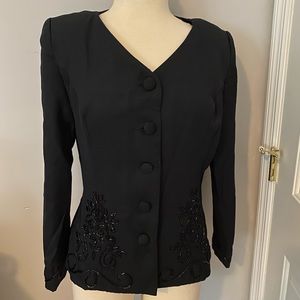 Vintage Kathie Lee For Plaza South Blazer Sz 12